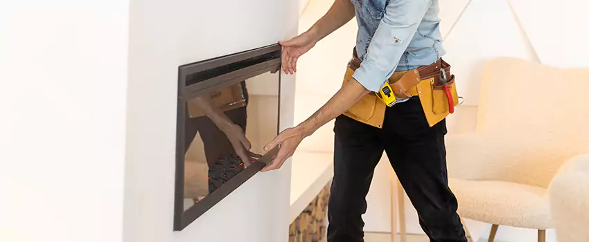Metal Fireplace Installation in Pecan Grove, Texas