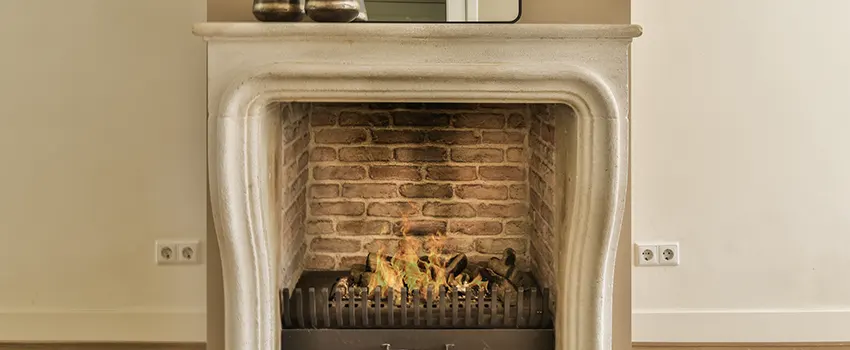 Vintage-style Fireplace Redesign in Pecan Grove, Texas