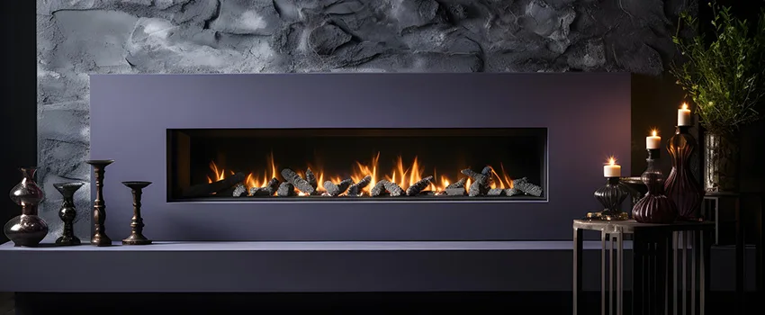 Ember Bed for Ventless Gas Fireplace in Pecan Grove, TX