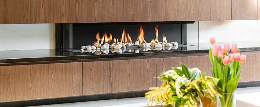 Double-height Fireplace Design Refurbishment in Pecan Grove, Texas